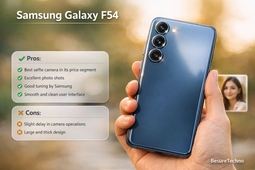 Samsung Galaxy F54- pros and cons