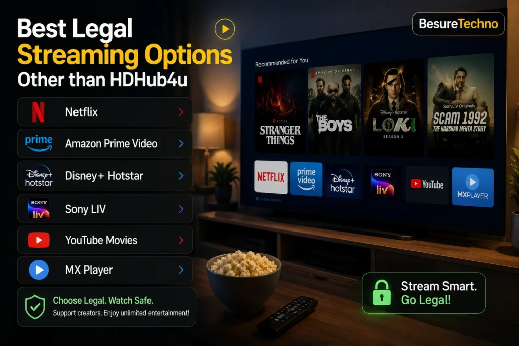 Best Legal Streaming Options Other than HDHub4u