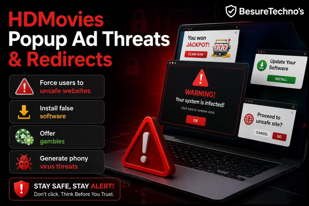 HDMovies Popup Ad Threats & Redirects