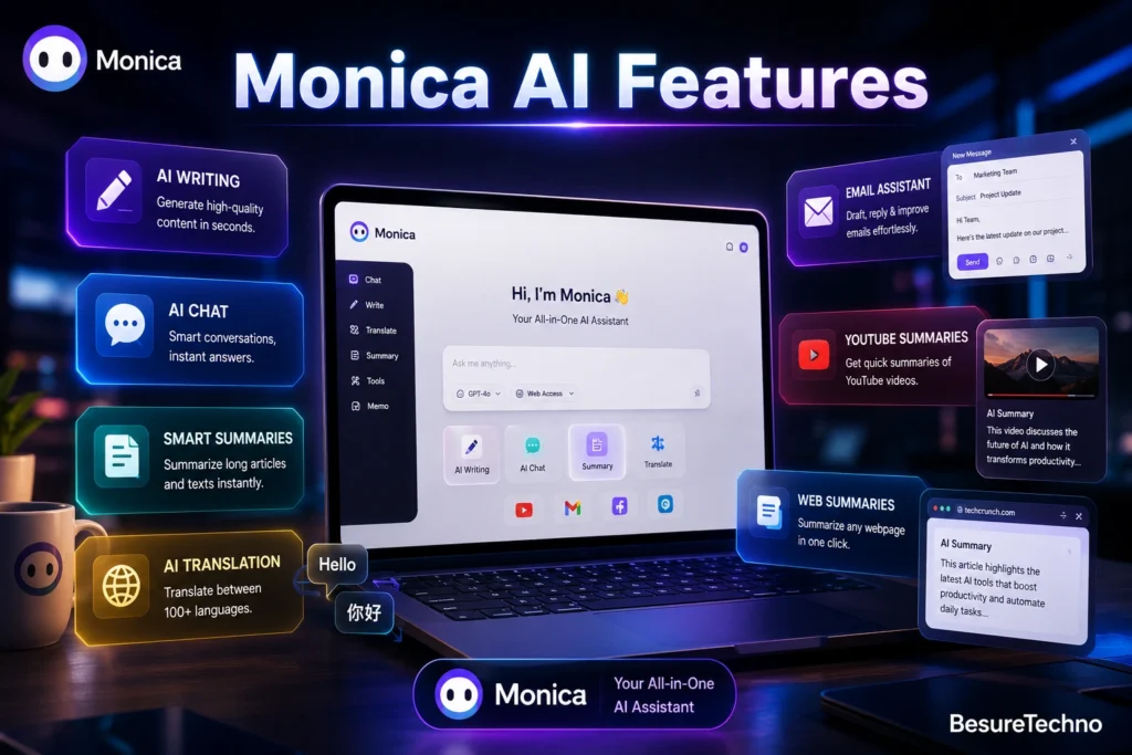 Monica AI Features